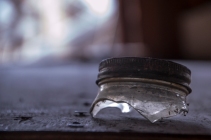 An old jar in Leesburg, Idaho.