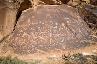 Native American pictographs