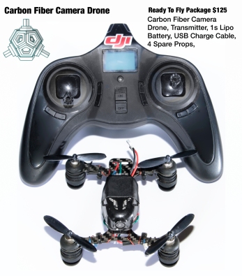 Phoenix flight gear frame and hubsan flight controller with fast 8mm motors and a hd camera